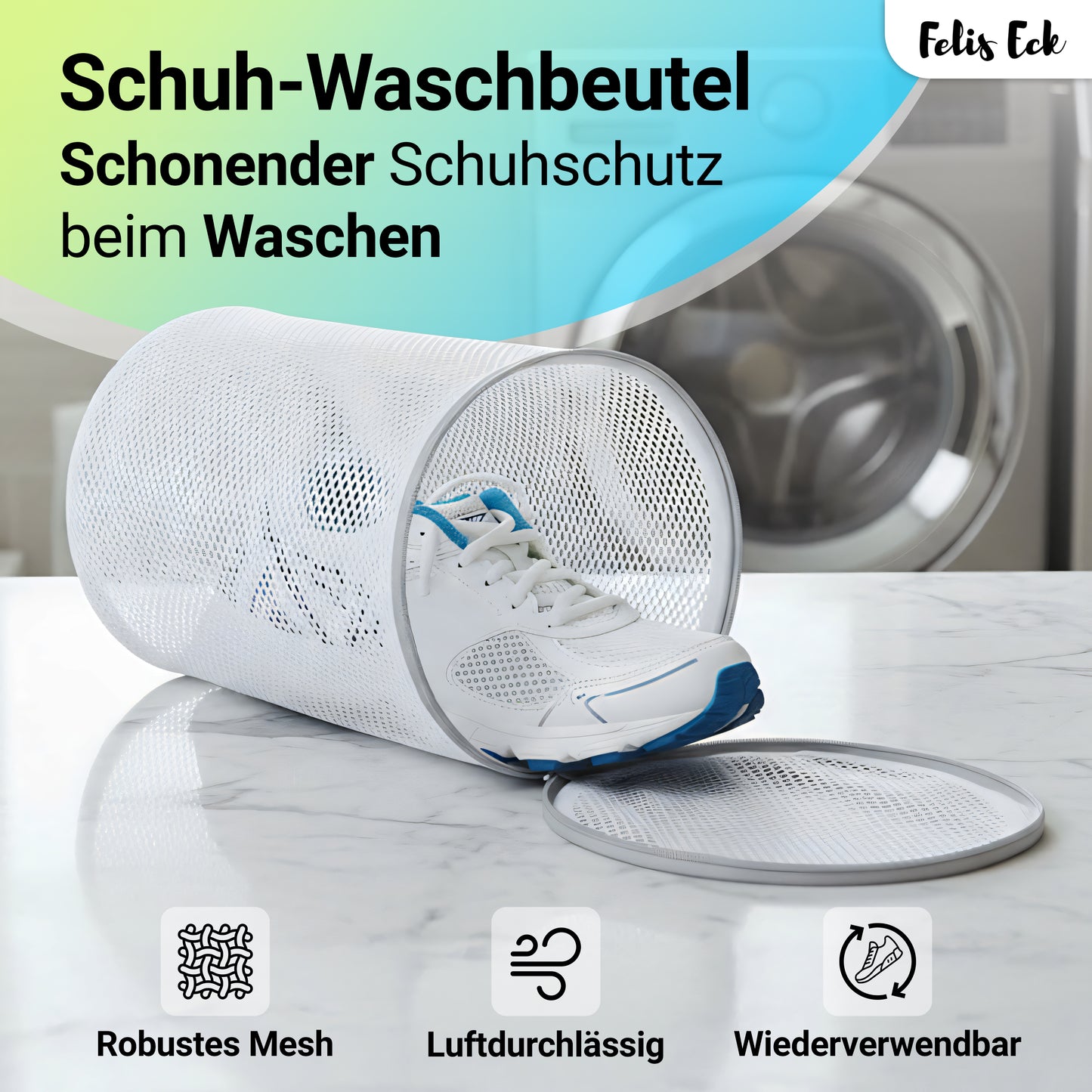 Waschbeutel 4er-Set – stabil, vielseitig & schonend