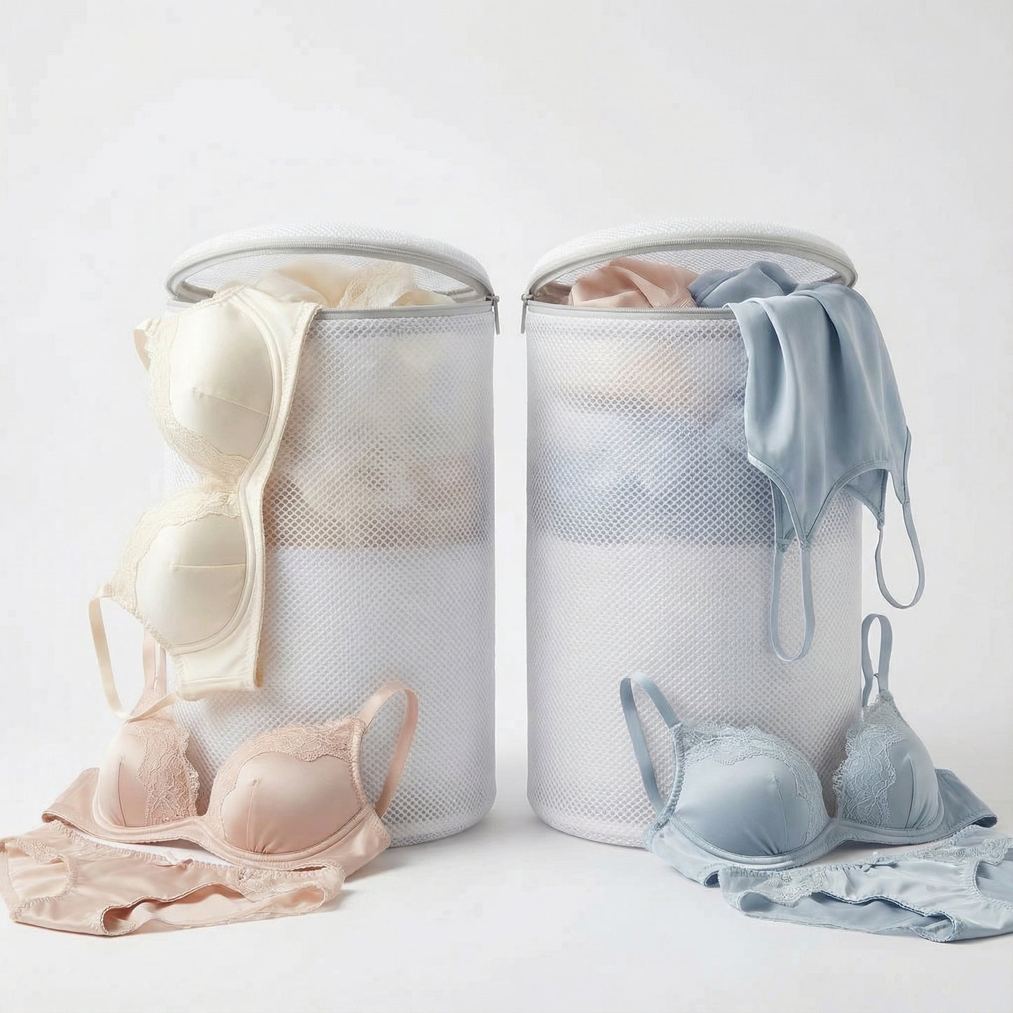 Waschbeutel 2er-Set – ideal für BHs, Dessous & Feinwäsche