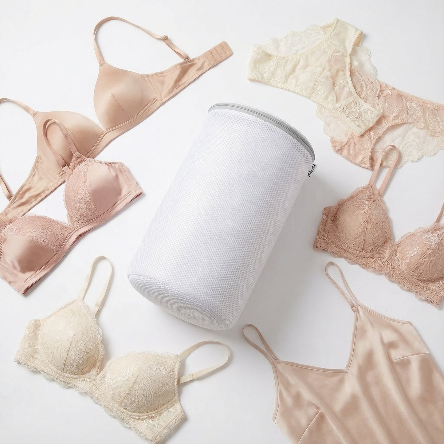 Waschbeutel 2er-Set – ideal für BHs, Dessous & Feinwäsche